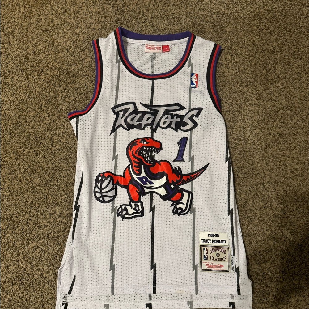 Tracy McGrady Mitchell Ness Raptors Jersey